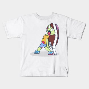 Toilet paper zombie Kids T-Shirt